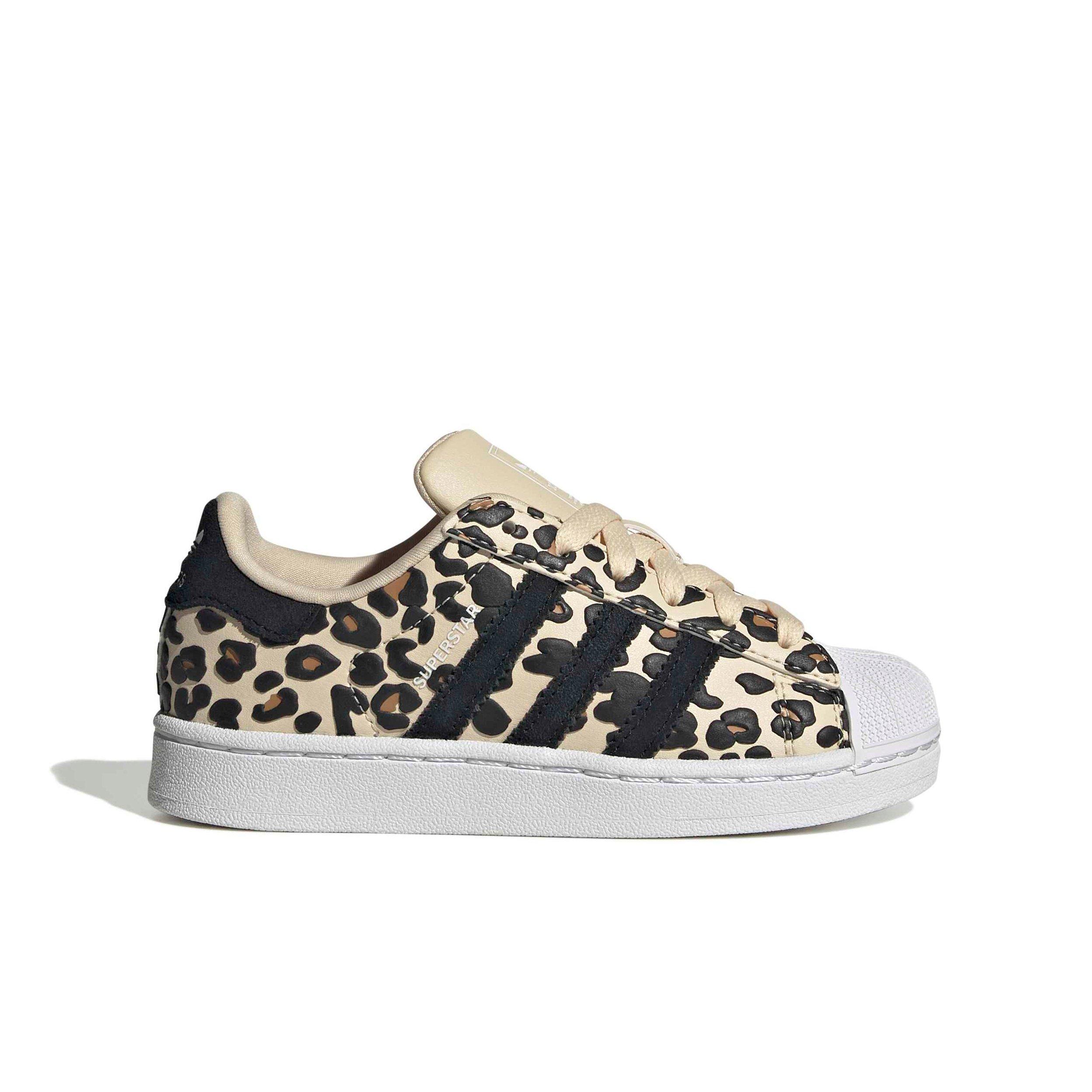 adidas Originals Superstar II "Sand Strata/Core Black/Ftwr White" Preschool Girls' Shoe - SAND/BLACK/WHITE